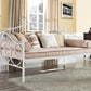 Victoria Metal Daybed with 15 Inch Clearance for Storage - White - Twin