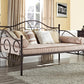 Victoria Metal Daybed with 15 Inch Clearance for Storage - Bronze - Twin