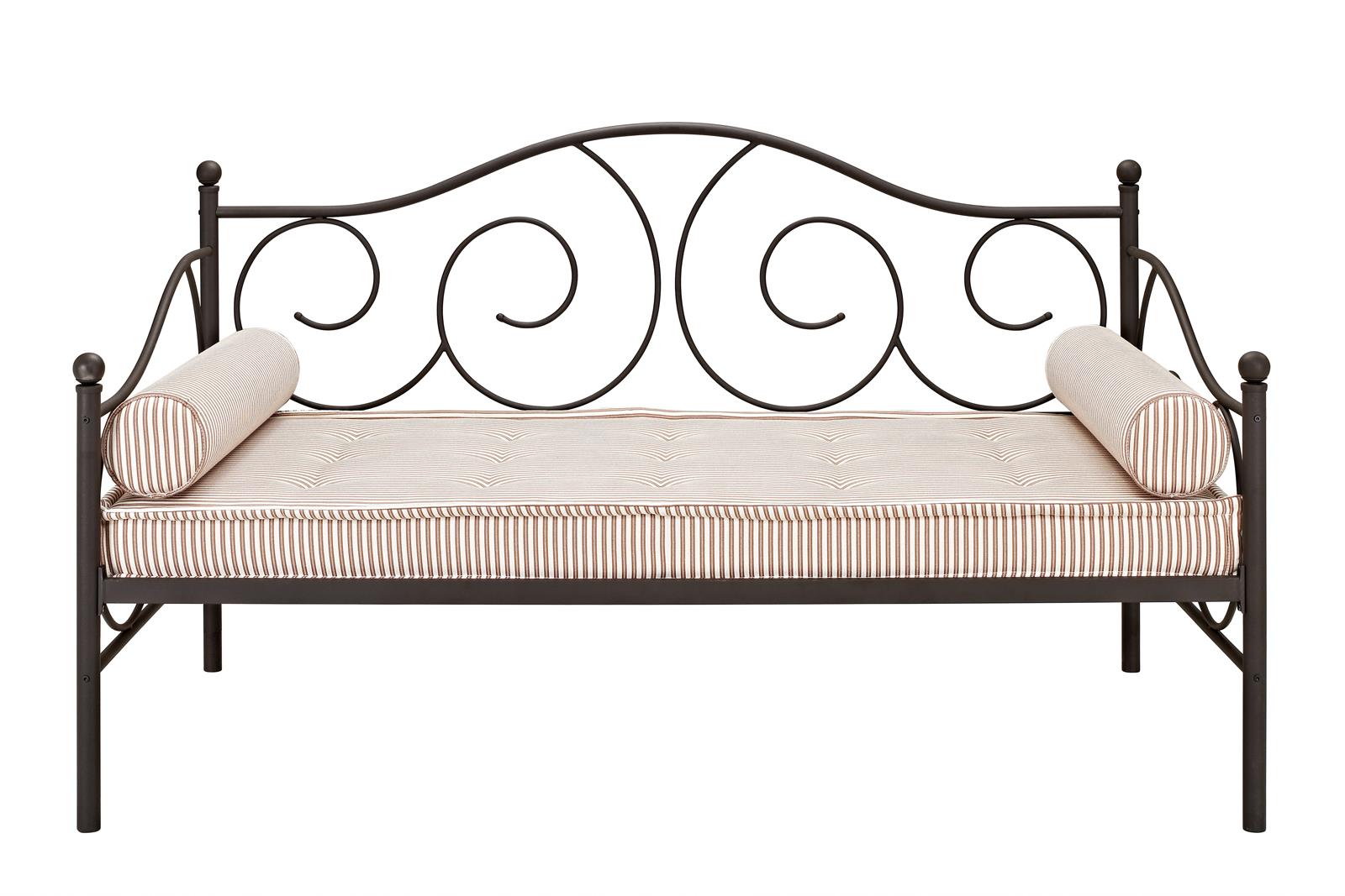 Victoria Metal Daybed with 15 Inch Clearance for Storage - Bronze - Twin