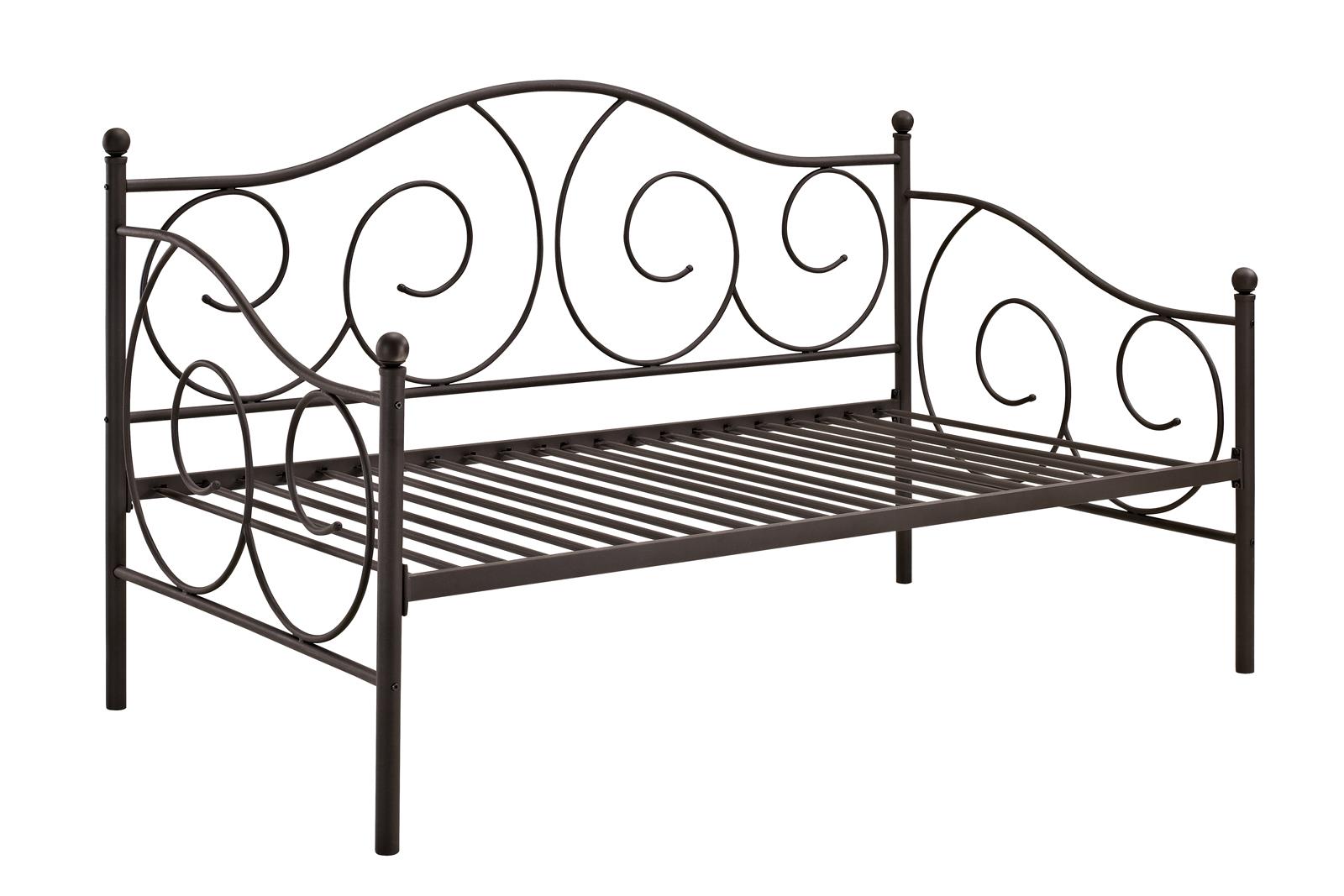 Victoria Metal Daybed with 15 Inch Clearance for Storage - Bronze - Twin