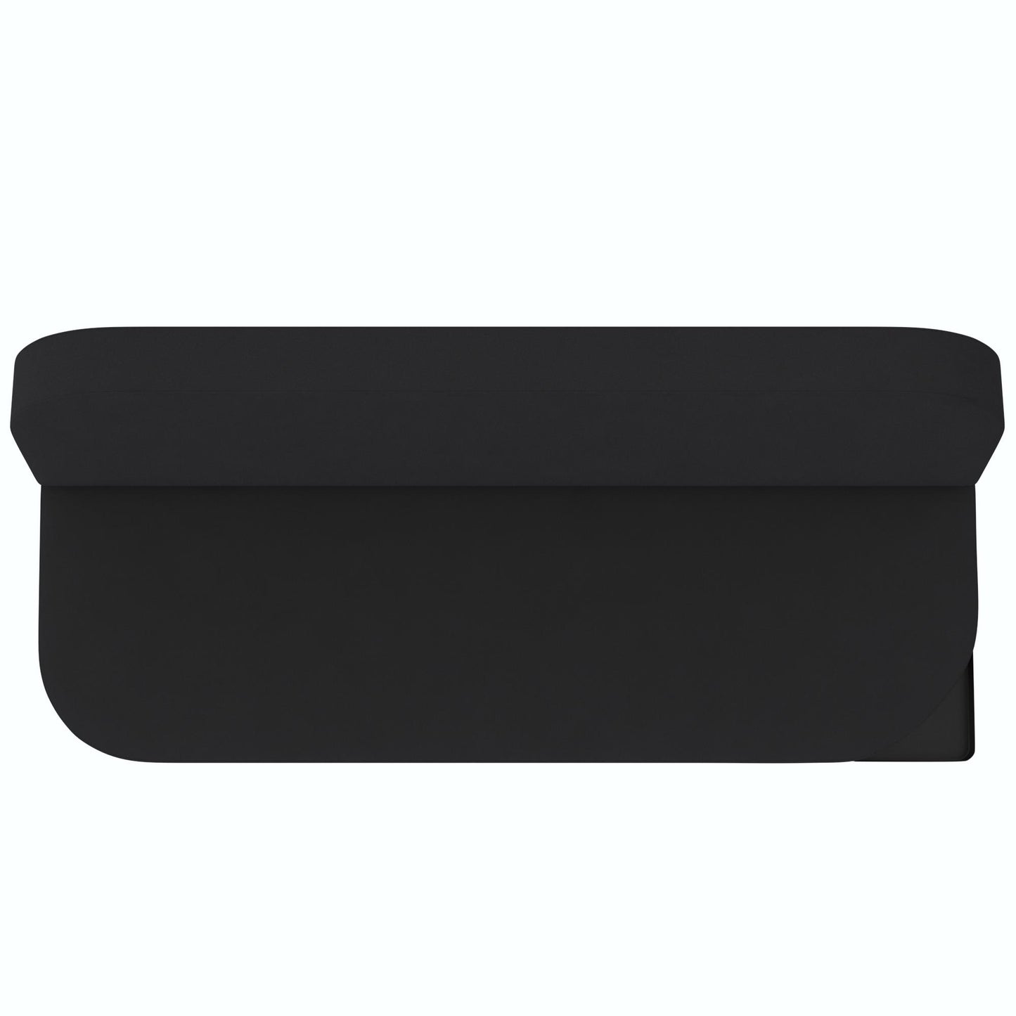 Arthur Multi Purpose Futon with Left Side Mini Holding Tray - Black
