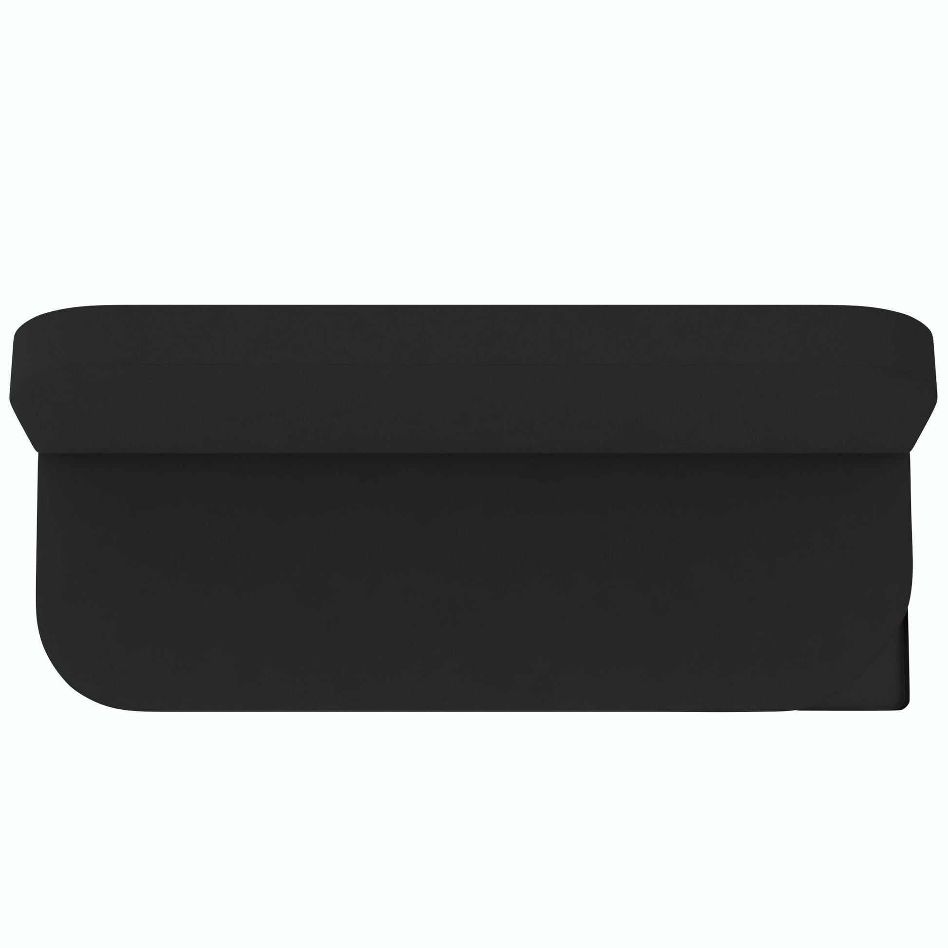 Arthur Multi Purpose Futon with Left Side Mini Holding Tray - Black
