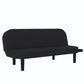Arthur Multi Purpose Futon with Left Side Mini Holding Tray - Black
