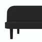Arthur Multi Purpose Futon with Left Side Mini Holding Tray - Black