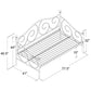 Victoria Metal Daybed with 15 Inch Clearance for Storage - Bronze - Twin