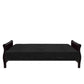 Carson 8 Inch Thermobonded High Density Polyester Fill Futon Mattress - Black - Full